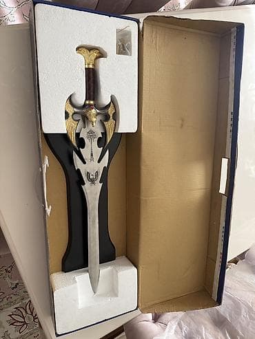 dekor: Dekorativ qılınc – divar üçün nümayiş dəsti - Fantastik/orta əsr — 2