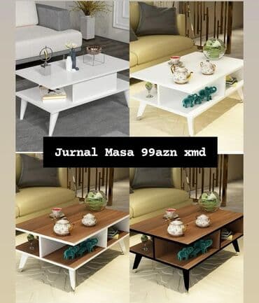 Düz masa, Açılmayan, Təkərsiz, Sadə laminat, Zəmanətsiz