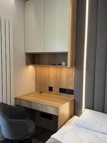 restoran masa: Sifarişlə mətbəx dəsti, Özü çəkən petlələr, MDF, Kredit var, Pulsuz çatdırılma — 7