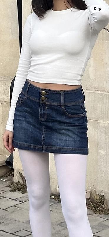 Mini Ətək, Bershka, Cins, S