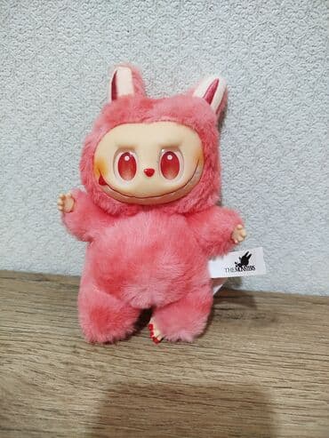 təyyarə oyuncaq: Monster oyuncaq Pop mart kolleksiya asılan yumwaq iqruwka, 17 sm boyu — 5