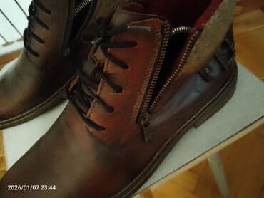 Ayaqqabılar: Kişi üçün dəri qış botları az geyinilmişREKkER almaniya istehsalı - — 7