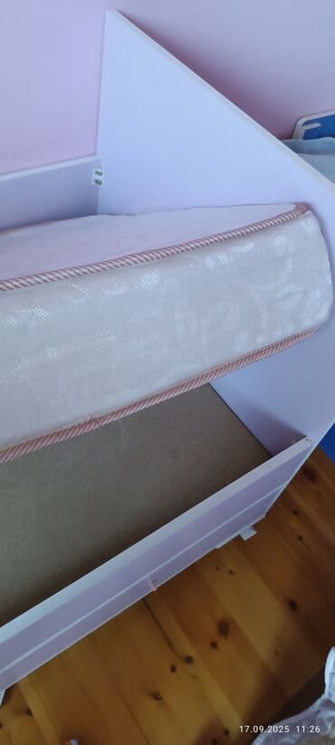 2 ci el yataq: İşlənmiş, Təknəfərlik çarpayı, Bazasız, Matras ilə, Siyirməli, Azərbaycan — 4