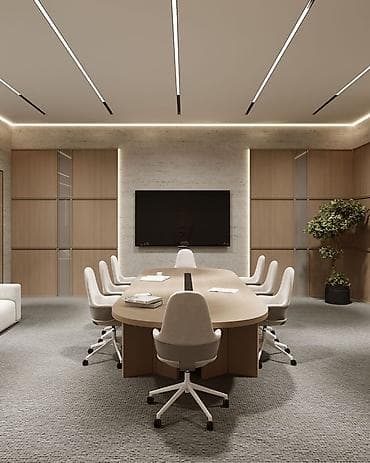 Məhsul: Premium iclas/konfrans masası və uyğun ofis kresloları dəsti