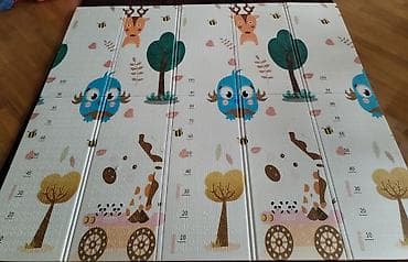 ana ve bala: Uşaq oyun xalçası – ikiüzlü, qalanan, soyuq keçirməyən model. Olchusu — 1