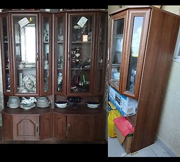 Mebel: Səliqəli saxlanıb.3 ədəd dolab 25 manat. Ünvan Qobu park. Real — 1