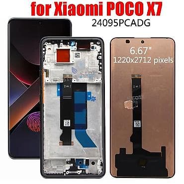 telefon kabrolari: Məhsul: Xiaomi POCO X7 üçün LCD ekran. - Uyğunluq: Xiaomi POCO X7 — 1