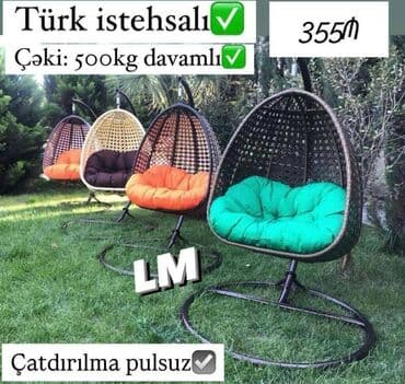 Bağ, çöl oturacaqları: Yeni YELLƏNCƏKLƏR📌 Həsir toxunuşlu 📌 Qiymət: 355₼ Yeni və — 2