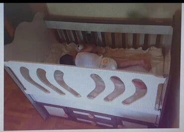 стол компьютерный складной трансформер: Oğlan və qız üçün Beşik Matrası ilə, Yellənmə mexanizm ilə. Təp — 1