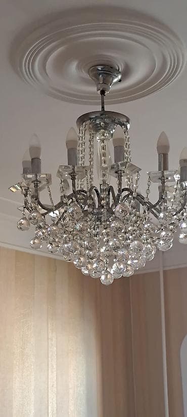 samdanlar: Çılçıraq, 10 və daha çox lampa, Metal — 3