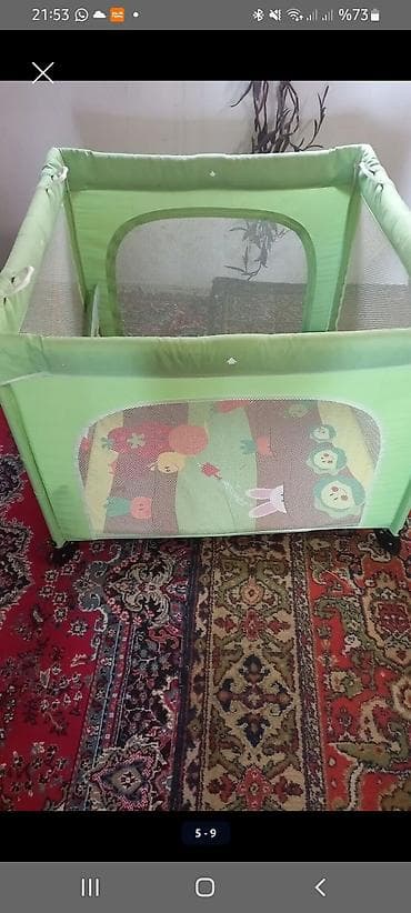 Chicco uşaq maneji/oyun çarxı - Brend: Chicco - Rəng: açıq yaşıl - — 5