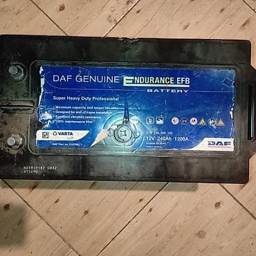 statır: DAF Genuine Endurance EFB akkumulyator Təmiz Germaniya İstehsalı - — 2
