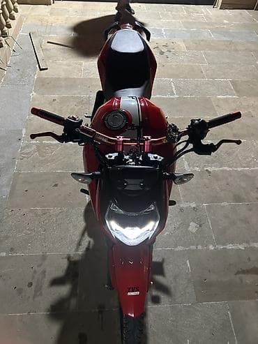 sport motorlar: TVS Apache 160 cc, heç bir problem yoxdur mator karopka əla — 2