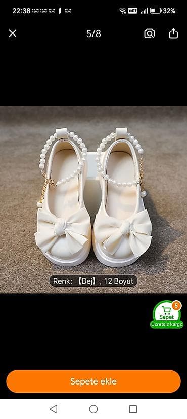 Məhsul: Uşaq geyim və ayaqqabı dəsti 1) Qız uşağı üçün klassik