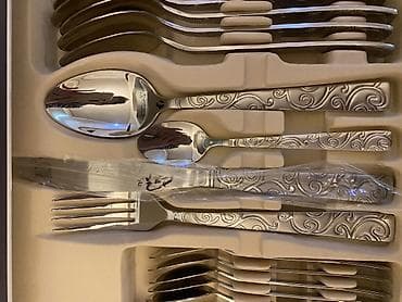 süfre: AlpenBerg 24 hissəli məişət çəngəl-bıçaq dəsti (Almaniya brendi) — 4