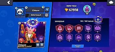 spicka bloku: Brawl Stars hesabı – ətraflı məlumat 🛑🛑🛑ENDIRIM OLACAG🛑🛑🛑 NADIR UNVAN — 1