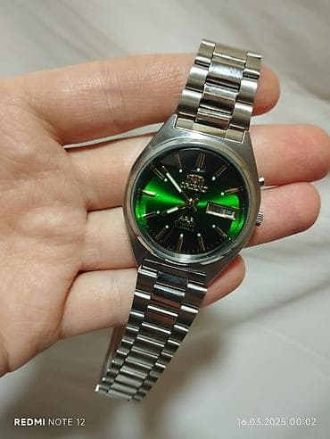 original saatlar: Yeni, Qol saatı, Orient, rəng - Yaşıl — 2