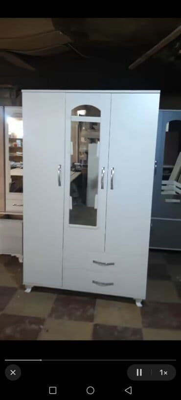 polkalı şkaf: Yeni, Açılan, 3 qapılı Düz dolab, Qarderob, paltar dolabı, Türkiyə — 36