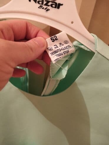 uwaq donlari: Uşaq üçün zərif don - Rəng: açıq mint/yaşıl - Model: qolsuz, dairəvi — 2