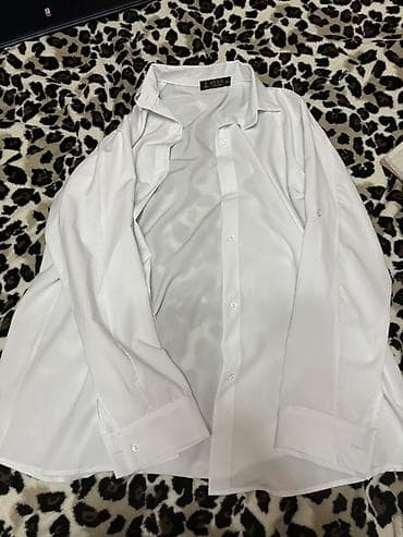 Kişi ayaqqabıları: Ayan brendinin klassik ağ köynəyi - Model: düyməli, uzunqol, klassik — 1