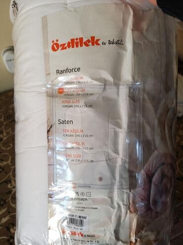 parçaların topdan satışı: Özdiləkdən sintifon yorgan, Tək kişilik 155*215 90₼ Cift kişilik — 3