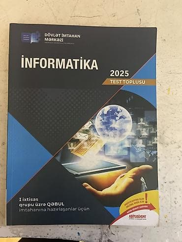 Məhsul: İnformatika 2025 – Test Toplusu Təsvir: - Nəşriyyat: Dövlət