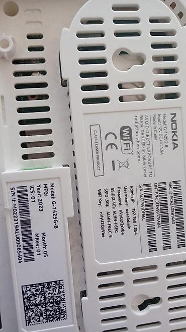 data modem sim card: Nokia G-140W-C model nömrəli Wi-Fi router. Bu cihaz evdə və ya ofisdə — 4