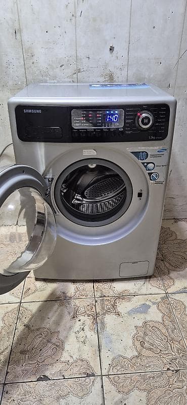 Məişət texnikası: Paltaryuyan maşın Samsung, 5 kq, İşlənmiş, Avtomat, Qurutma var, Ödənişli çatdırılma — 2