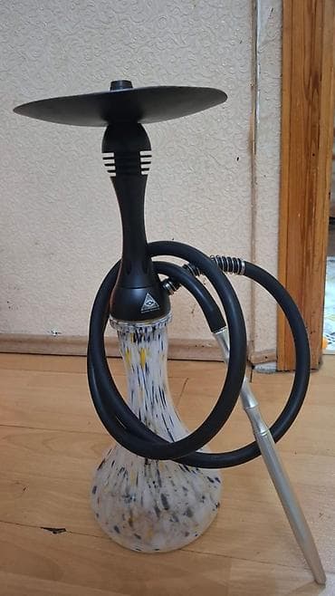 Nargilə dəsti - Müasir dizaynlı, kompakt ölçülü nargilə - Mat qara