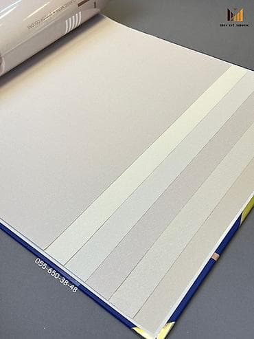 İşıq krem, bej və açıq boz tonlarda teksturalı divar kağızları — 3