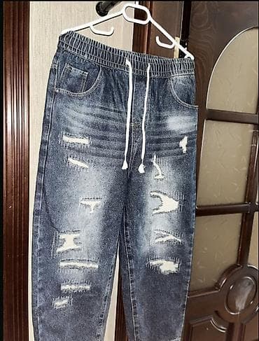 Мужская одежда: Kişi/cins jeans jogger tipli şalvarlar (2 model) her biri 25 MANAT - — 2
