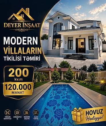 ayna qapi: Dəyər İnşaat – Modern villaların tikintisi və təmiri - Sahə: 200 kv.m — 7