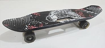 skateboard satisi: Skateboard (qrafik “Tiger” dizaynlı) - Gövdə: Qara rəngli lövhə — 8