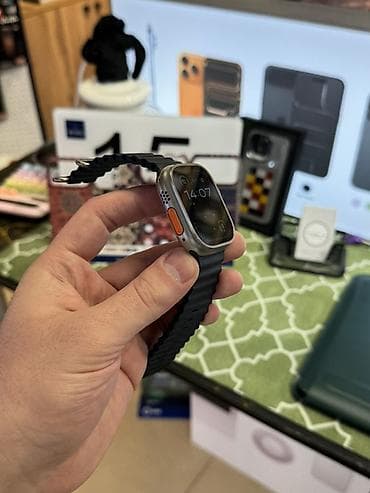 Smart qolbaqlar: Smart saat, Apple, Suya davamlı, rəng - Qara — 3