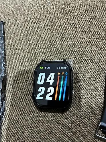 Smart saatlar: Ağıllı saat + 2 dəyişdirilə bilən qayış - Kvadrat formalı sensorlu — 7