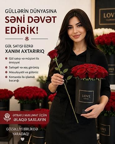 Əməkdaş axtarışı (vakansiyalar): Satış məsləhətçisi tələb olunur, Yalnız qadınlar üçün — 1