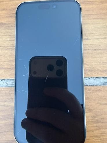 2 el telefonlar iphone 15pro: IPhone 15 Pro, 256 GB, Gümüşü, Face ID — 1