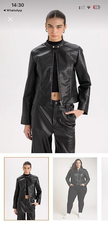 deri kurtkalar: Dəri kurtka, Defacto, S — 2