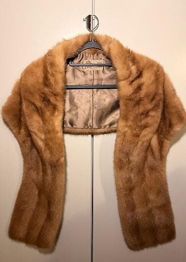 Cinslər: Vintage Mink kürk şal/bolero Italya/Milanda vintage magazadan — 1