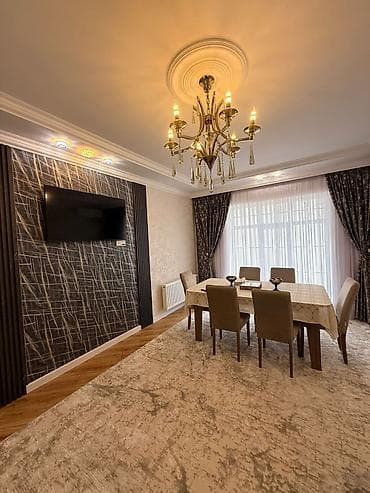 3 otaqli temirli menzil: 3 otaqlı, 120 kv. m, Yeni təmirli — 9