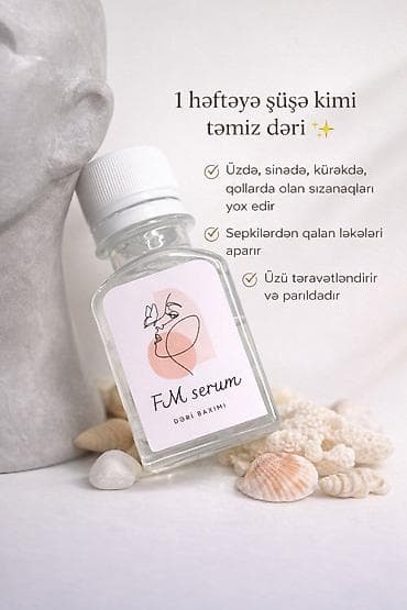 FM serum – dəri baxımı üçün konsentrat serum Xüsusiyyətlər: - Üz