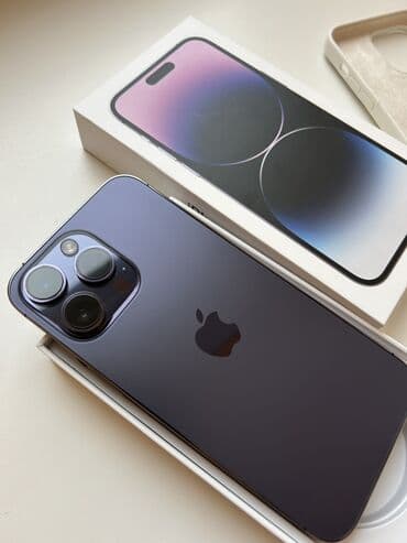 безпроводная зарядка: IPhone 14 Pro Max, 256 GB, Deep Purple — 1