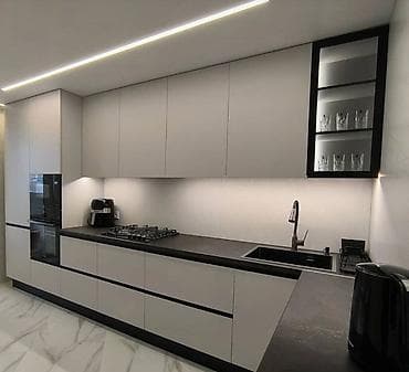 xonca şirniyyat evi fotolar: Sifarişlə mətbəx dəsti, Özü çəkən petlələr, MDF, Kredit yoxdur — 4