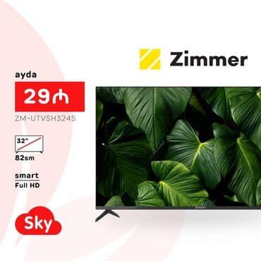 lg telvizor: Yeni Televizor Zimmer LED ekran 32" FHD (1920x1080), Pulsuz çatdırılma — 1
