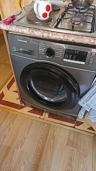Samsung önyükləməli paltaryuyan maşın - Rəng: tünd boz/metal - Ön — 1
