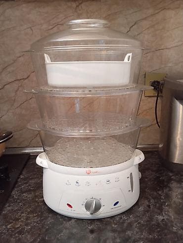 Buxarlı bişirici Fuma, qabların sayı - 3, Yeni, Ünvandan götürmə