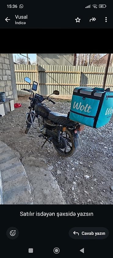 arendaya mapet: Moto-taksi/dostavka üçün hazır paketli motosiklet - Model: Hamta — 2