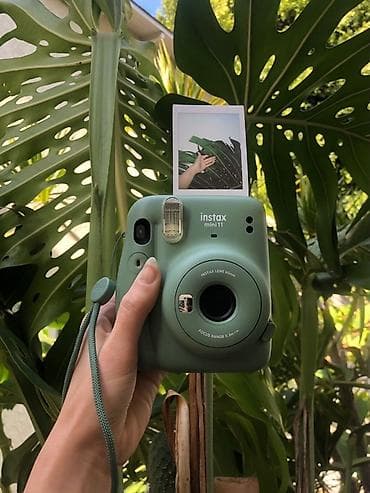 Foto və videokameralar: Fujifilm Instax Mini 11 (yaşıl) - Ani çap edən fotoaparat: çəkilən — 1