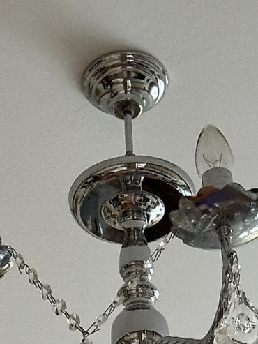 mis tavalar: Çılçıraq, 6 lampa, Metal — 3