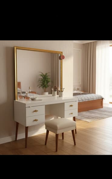 tibbi rəf: Yeni, Makiyaj üçün masa, Güzgülü — 1